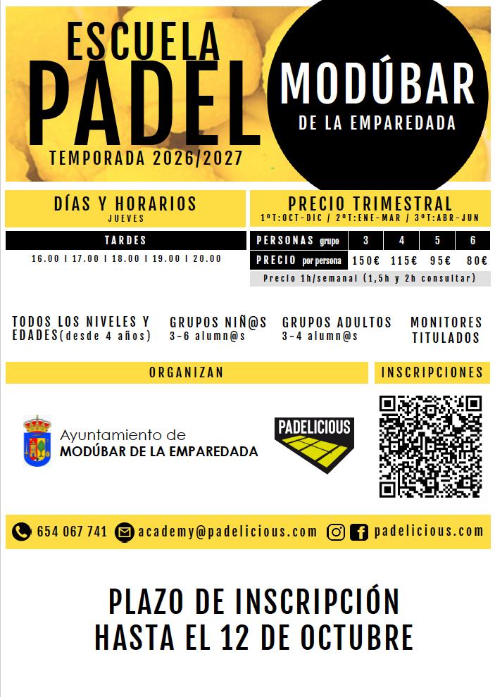 CURSO DE PÁDEL
