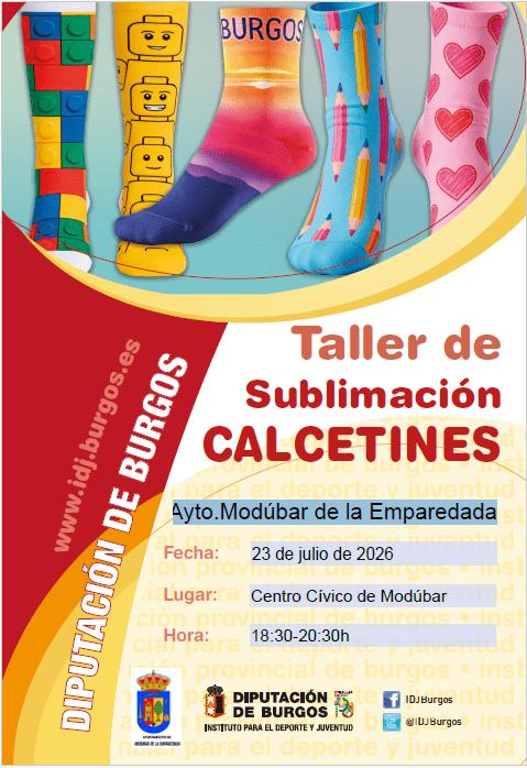 TALLER SUBLIMACIÓN DE CALCETINES
