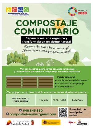 ACTIVIDAD INFORMATIVA  "PROYECTO DE COMPOSTAJE COMUNITARIO DEL AYUNTAMIENTO DE MODÚBAR DE LA EMPAREDADA"